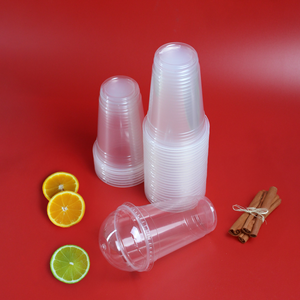 Quang Quan Manufacturer's 95mm Single Wall Clear PET Disposable <b>Cups</b> 16-24 Oz Capacity for <b>Ice</b> <b>Coffee</b> and Cold Beverages - Product Image 1