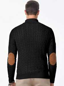 Pull à col roulé pour homme, tendance, vêtement d'hiver, pull personnalisable, doux, chaud, léger, élégant, confortable, 100% coton, personnalisé - Product Image 5