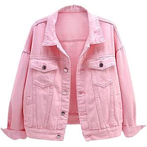 Custom Latest New Design Denim Jacket <b>Light</b> <b>Blue</b> Wash Cotton Long Sleeve <b>Women</b> Denim Jacket - Product Image 5