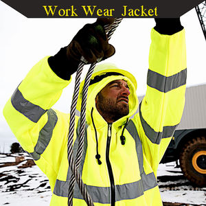 Vestes d'hiver imperméables de couleur de visibilité élevée avec le pocke multiple - Product Image 3