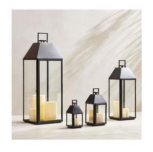 Farolillo Moderno de Metal y Vidrio para Velas |   Farol Decorativo de Hierro para Decoración del Hogar, Venta al por Mayor - Product Image 1