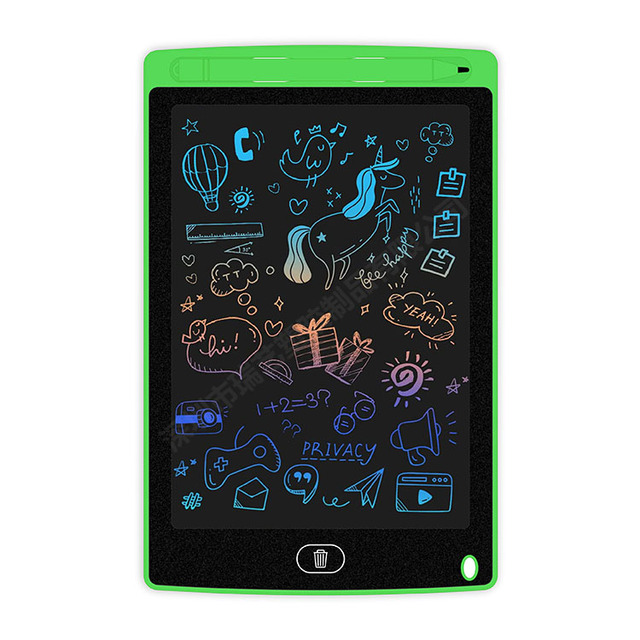LCD Writing Tablet 8.5 Inch Portable Electronic Drawing Board Digital Memo Pad Customizable Non-Magnetic for Kids