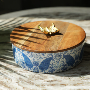 Wooden Masala <b>Box</b> for Kitchen Masala Dabba Spice Jars Storage <b>Box</b> with metal Containers and spoon Metal Jar for Dry Fruits - Product Image 4
