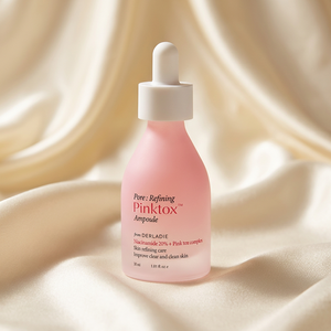 Derladie Intensive Oil Control Ampoule Drops Pore Minimizing <b>Serum</b> with Pinktox Complex for Face Brightening Hydration Oily Skin - Product Image 1