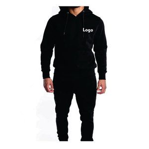 ชุดวอร์ม2ชิ้นสำหรับวิ่งจ๊อกกิ้ง, ชุดวอร์มกางเกงวอร์มลำลองมีฮู้ดขนแกะกางเกงเหงื่อชุดวอร์ม2ชิ้นสำหรับผู้ชาย - Product Image 2