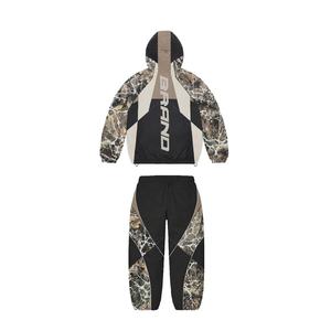 Sweat à capuche zippé surdimensionné de qualité supérieure pour hommes, pantalon évasé, survêtement, ensemble deux pièces le plus vendu, coupe-vent de qualité supérieure - Product Image 2