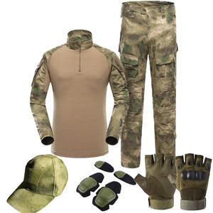 Ensemble uniforme tactique de combat en softshell imperméable, respirant et coupe-vent à multiples poches, vêtements de camouflage pour le travail en extérieur - Product Image 4