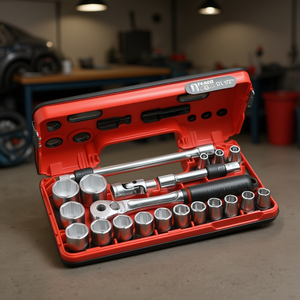 Juego de Llaves de Tubo Facom de 6 Puntas, Tamaño Métrico de 1/2'', con Trinquete SL.171, Colección de 21 Piezas - Product Image 3