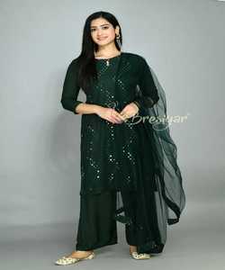 À la mode Nouveau Designer Long Kurti Avec Dupatta Prix Le Plus Bas Vêtement Ethnique Indien Alphanumero Shalwar Kameez - Product Image 2