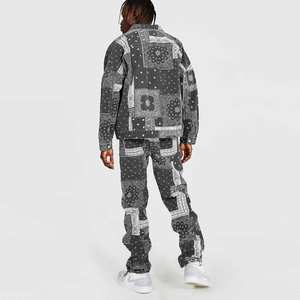 Facile à porter Friendly Budget Acid Wash Jeans Jacket Prix bas Séchage rapide Sun Faded Vintage Terry High Street Denim Jacket - Product Image 5