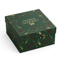 Emballage cadeau en papier de qualité supérieure, impression UV, fabrication directe, logo durable en estampage à chaud pour paniers-cadeaux de luxe