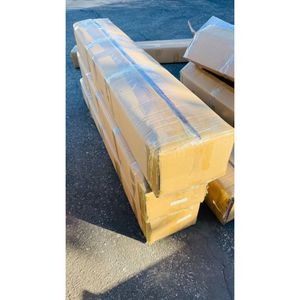 48 \ "60 \" Chimenea de madera rústica Estantes de la repisa Soporte flotante para troncos con estilo moderno/tradicional - Product Image 3