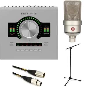 Interfaz de Audio Thunderbolt 10x6 Universal Audio Apollo Twin X DUO G2 Essentials+ y Micrófono de Condensador Neumann TLM 103 - Product Image 2
