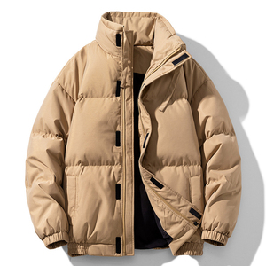 Veste matelassée pour hommes et femmes avec logo personnalisé OEM pour l'hiver froid Tissu en toile pour l'extérieur Style bulle surdimensionné Personnalisable - Product Image 3