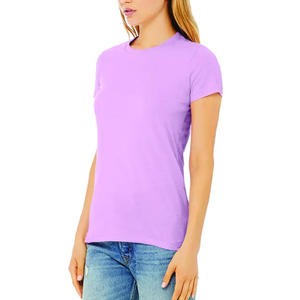 Nuevas camisetas de moda para mujer, Camiseta de algodón estampado con logotipo personalizado para mujer, camiseta transpirable de secado rápido para verano, camiseta para mujer - Product Image 2