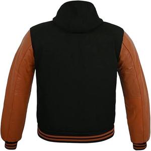 Veste universitaire d'hiver fine en toile de luxe personnalisée pour hommes, respirante, broderie, logo frontal, téléchargée par Dress Sports - Product Image 5