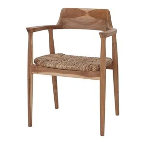 Sillón de madera de teca de ocio moderno Mandalay, muebles elegantes para comedor y sala de estar para hoteles y villas - Product Image 1