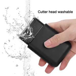 Rasoir électrique portable pour hommes, rechargeable par USB, rasoir à sec avec tondeuse de précision, rasoir rotatif pour le visage et tondeuse à barbe - Product Image 5