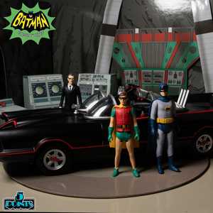 Coffret de luxe Batman 1966, figurines articulées à 5 points pour les fans de voitures - Product Image 2