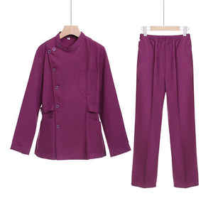 Impreso de algodón Doctor Enfermera Ropa médica Conjuntos Scrubs Mujeres Personal Hospital Uniforme - Product Image 1