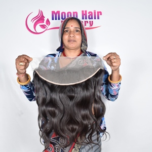 Producto Genuino, Cabello Indio Frontal con Ondas Corporales, Disponible Directamente de Fábrica a Precios de Mayoreo con Volumen Natural en Venta - Product Image 4
