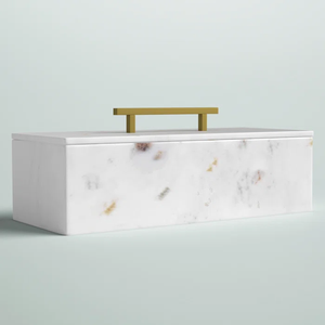 fancy marble jewellery box
