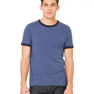 Camisetas de algodón para hombre de alta calidad OEM ODM fábrica camiseta en blanco bordado de etiqueta privada logotipo personalizado al por mayor streetwear a granel - Product Image 4