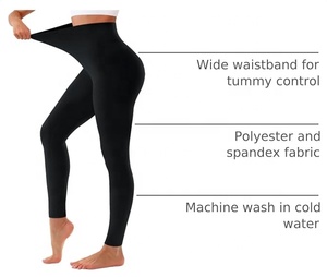 Leggings de yoga pour femmes de qualité supérieure, coupe évasée, longueur intégrale, écologiques, couleur unie, logo personnalisé, cordon de serrage, taille haute, sans couture - Product Image 5