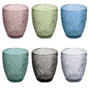 Ensemble de 6 verres à eau colorés Sharm Sibilla, 325 ml, verrerie en verre - Product Image 1