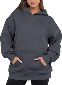 Sudadera con Capucha Extra Grande de Algodón Personalizada al por Mayor, Sudadera Gruesa para Mujer, Otoño Invierno, MOQ Bajo, OEM ODM - Product Image 5
