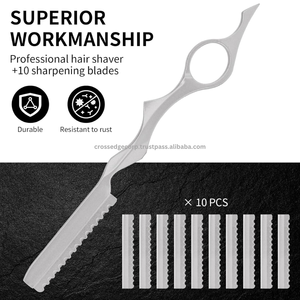 Nouveaux outils de coiffure pour salon, rasoir de coupe, rasoir de coiffure, rasoir de coupe de cheveux, rasoirs de style à plumes pour barbier - Product Image 6