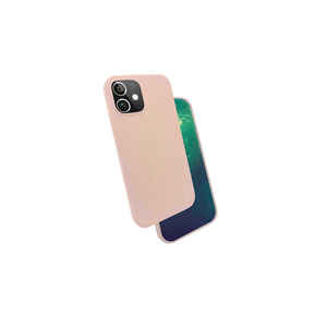 Étui de protection en silicone Premium effet soie pour iPhone 12 Mini, coque arrière douce et doublée, styles compatibles avec les modèles Promax 14 Plus - Product Image 1