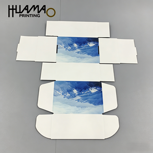 <b>White</b> Corrugated <b>Box</b> Custom Printed Logo Recycled Material Designed for Clothes & Shoes Shipping & Packaging - Product Image 5