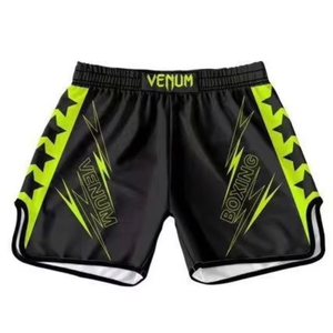 Comprar último diseño personalizado al por mayor de pantalones cortos de boxeo de alta calidad de impresión profesional uniforme de boxeo Unisex OEM logotipo personalizado uniforme - Product Image 6
