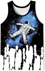 Camiseta sin Mangas Casual para Hombre, de Poliéster/Algodón, de Secado Rápido, Transpirable, Ecológica y Personalizable, en Promoción - Product Image 3