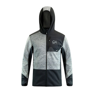 Sweat-shirt à capuche Softshell pour hommes coupe-vent imperméable Logo personnalisé disponible Sweat à capuche Softshell pour hommes - Product Image 1