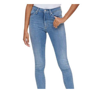 Jeggings a Vita Alta da Donna Tommy Jeans in Denim Elasticizzato Blu, Taglia 24 - Product Image 2