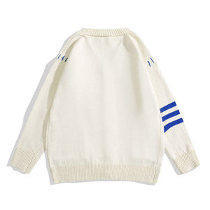 Nuevo Top 2026 otoño Unisex 100% algodón cuello en V grueso antiarrugas logotipo frontal diseño personalizado cárdigan al por mayor - Product Image 6