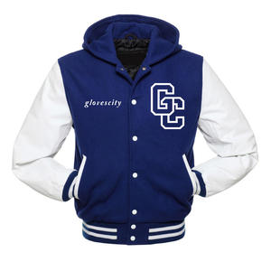 2025 personnalisé unisexe laine gants ville Baseball université veste pour hommes Unique lettre motif homme manteau - Product Image 2