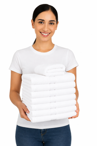 Toalla de Baño Myooka Premium 100% Algodón Tejido, 600 GSM, Súper Suave, Duradera, Altamente Absorbente, Tipo Hotel, 50x100cm y 70x140cm MAH - Product Image 5