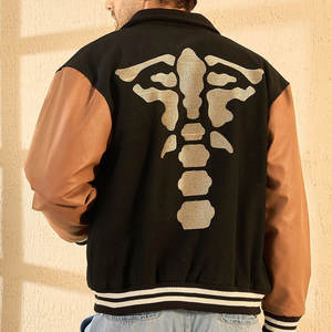 Veste de baseball en toile légère, best-seller, fabriquée au Pakistan, pour l'hiver, en gros, streetwear, collège, 2025 - Product Image 4