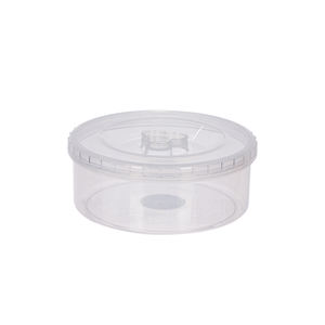 Recipiente Redondo de Plástico para Almacenamiento de Alimentos de 400 ml con Tapa de Rosca, Caja Transparente Hermética para Almacenar Alimentos Secos y Productos Refrigerados - Product Image 3
