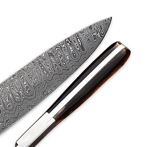 Couteau de chef en acier damassé fait à la main pour la cuisine lame tranchante de haute qualité avec toutes les tailles disponibles - Product Image 4
