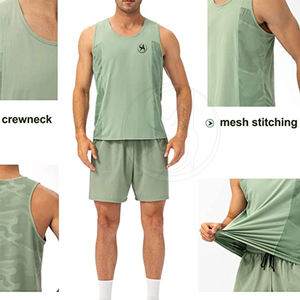 <b>Men</b> Singlet 100% Cotton <b>Gym</b> Athletic <b>Vests</b> Training Singlets Quick Dry Plus Size Breathable Comfortable - Product Image 2