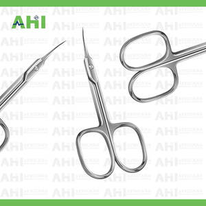 Ciseaux à ongles AHI pour manucure et pédicure, pointe fine, professionnels, de haute qualité, en acier inoxydable, manuels - Product Image 3