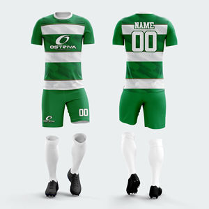 Conjunto de Uniforme de Fútbol de Secado Rápido con Logotipo Personalizado 2026, Uniforme de Fútbol Unisex para Entrenamiento con Estampado por Sublimación, Camiseta de Fútbol Estilo Top Corto - Product Image 1