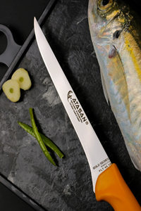 Couteau à filet extérieur série or couteaux de chef de cuisine professionnel en acier inoxydable couteau à poisson os coupe-steak 2024 nouveauté - Product Image 3