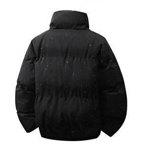 Veste matelassée coupe-vent en gros, personnalisée, légère, matelassée, ample, à capuche, pour homme et femme - Product Image 5