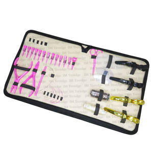 Outils professionnels de meilleure qualité petits Clips tirant et crochet boucle outil Crocodile Clips pour Kit d'extension de cheveux - Product Image 1