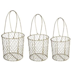 Metal Mesh Storage <b>Basket</b> for Home Kitchen Utensils Custom Supermarket Wire <b>Shopping</b> <b>Basket</b> Popular Retail Product Home - Product Image 5